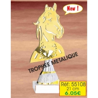 TROPHÉE METAL 55108 - 21 CM